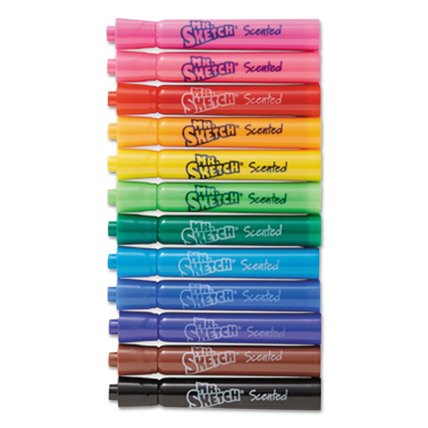 Scented Watercolor Marker Classroom Set, Broad Chisel Tip, Assorted Colors, 192/Set - 