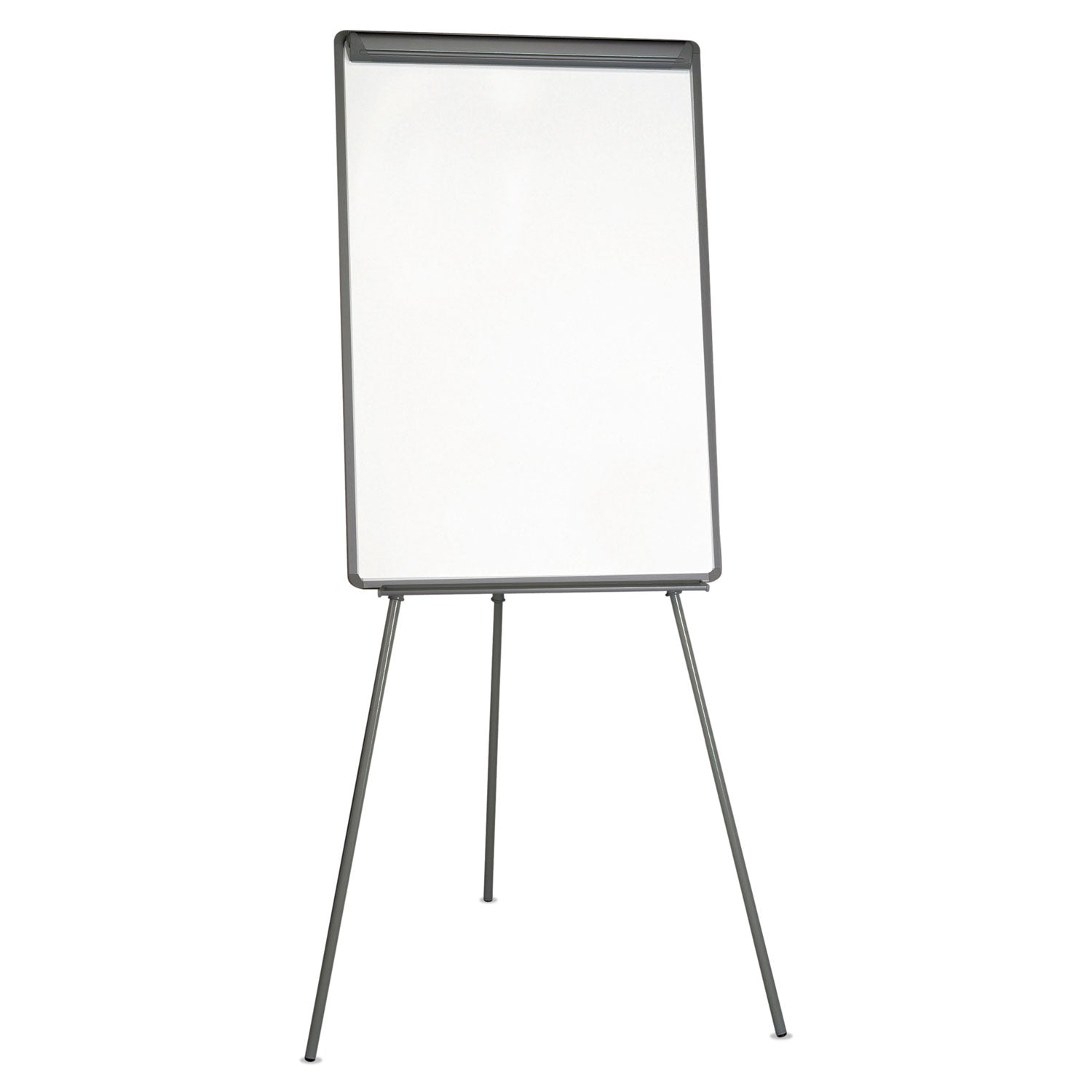 Basic Tripod Melamine Presentation Easel, 22.5 x 42, White/Black - 