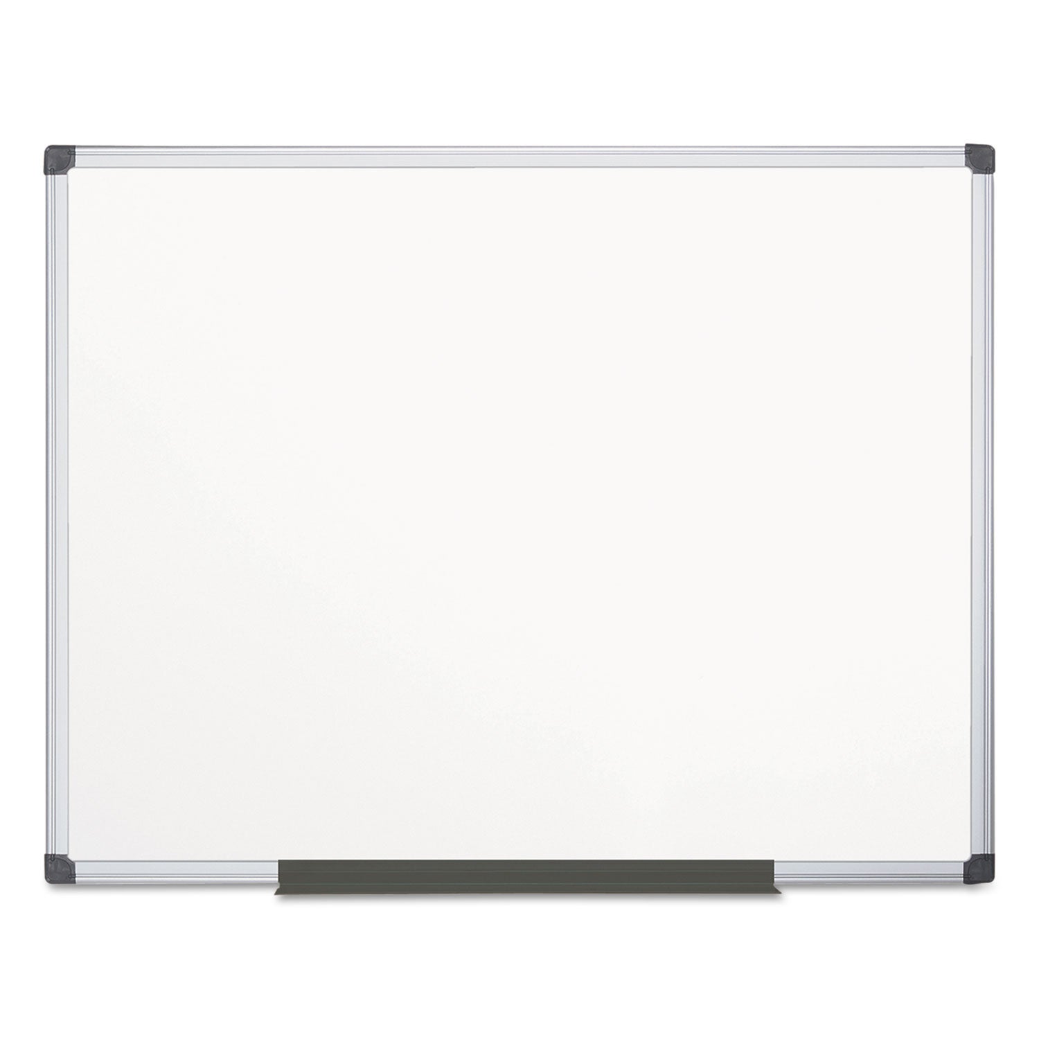 Porcelain Value Dry Erase Board, 48 x 72, White Surface, Silver Aluminum Frame - 