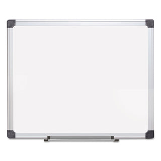 Porcelain Value Dry Erase Board, 24 x 36, White Surface, Silver Aluminum Frame - 