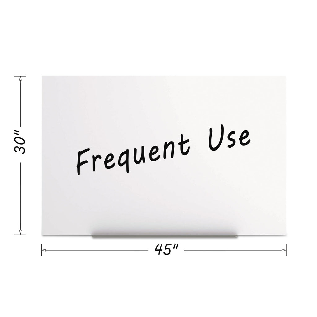 Magnetic Dry Erase Tile Board, 29.5 x 45, White Surface - 