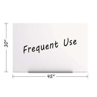 Magnetic Dry Erase Tile Board, 29.5 x 45, White Surface - 