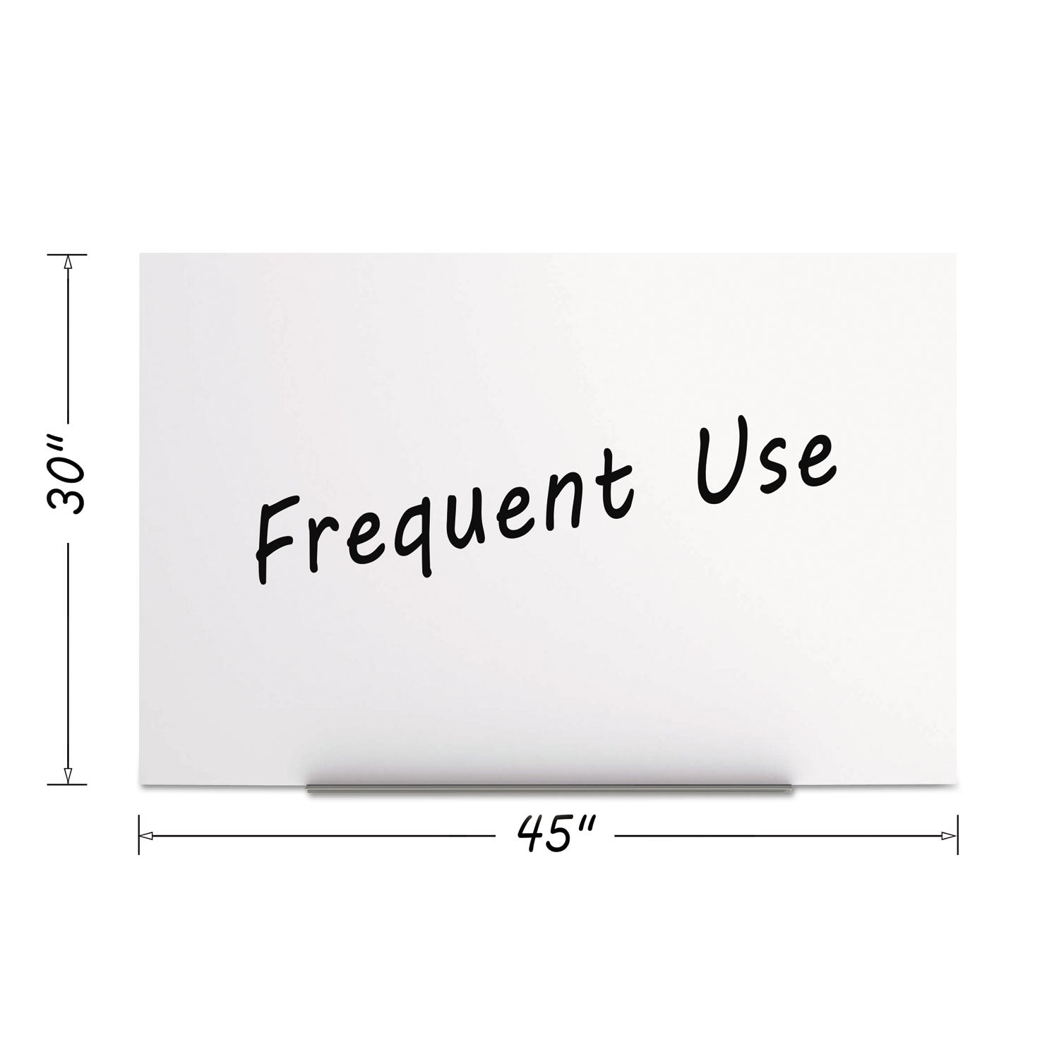 Magnetic Dry Erase Tile Board, 29.5 x 45, White Surface - 