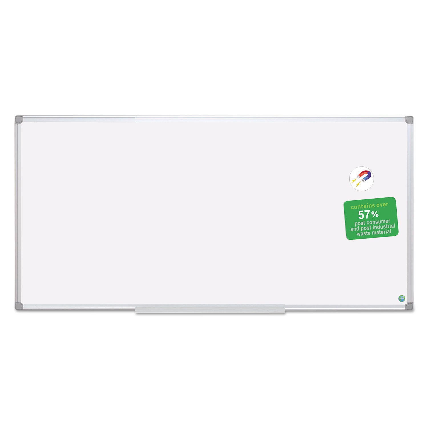 earth-silver-easy-clean-dry-erase-board-96-x-48-white-surface-silver-aluminum-frame_bvccr1520790 - 2