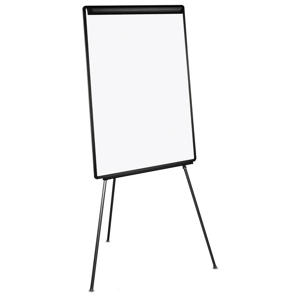 Basic Tripod Melamine Presentation Easel, 22.5 x 42, White/Black - 