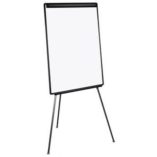 Basic Tripod Melamine Presentation Easel, 22.5 x 42, White/Black - 