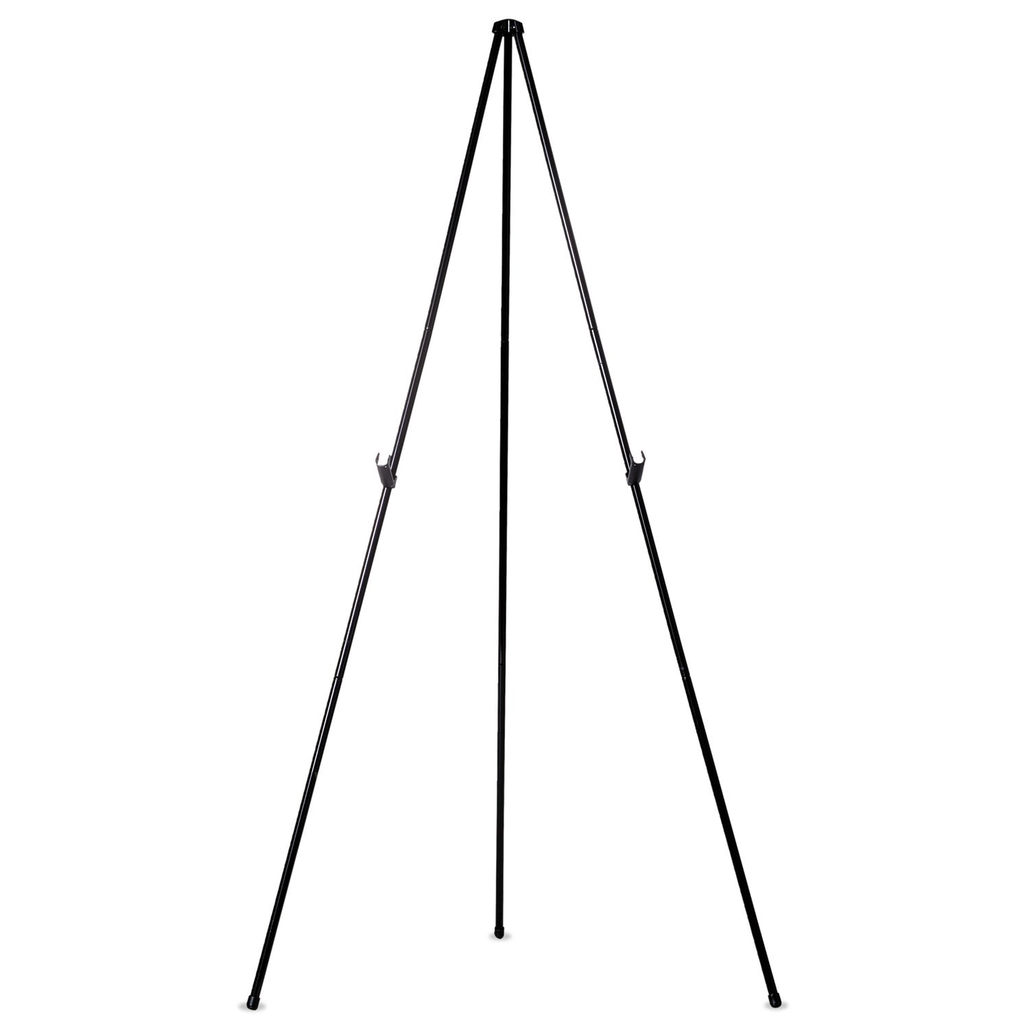 Instant Easel, 61.5" High, Black, Steel, Heavy-Duty - 