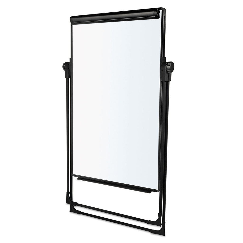 Folds-to-a-Table Melamine Easel, 28.5 x 37.5, White, Steel/Laminate