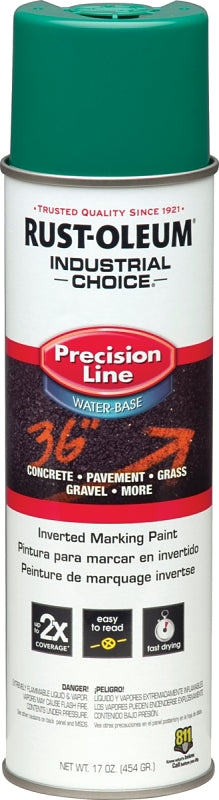 Industrial Choice Precision Line Marking Paint, Reflective Safety Green, 20 Oz Aerosol Can