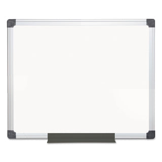 Value Melamine Dry Erase Board, 24 x 36, White Surface, Silver Aluminum Frame - 