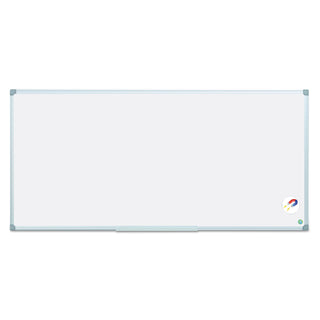 Earth Gold Ultra Magnetic Dry Erase Boards, 96 x 48, White Surface, Silver Aluminum Frame - 