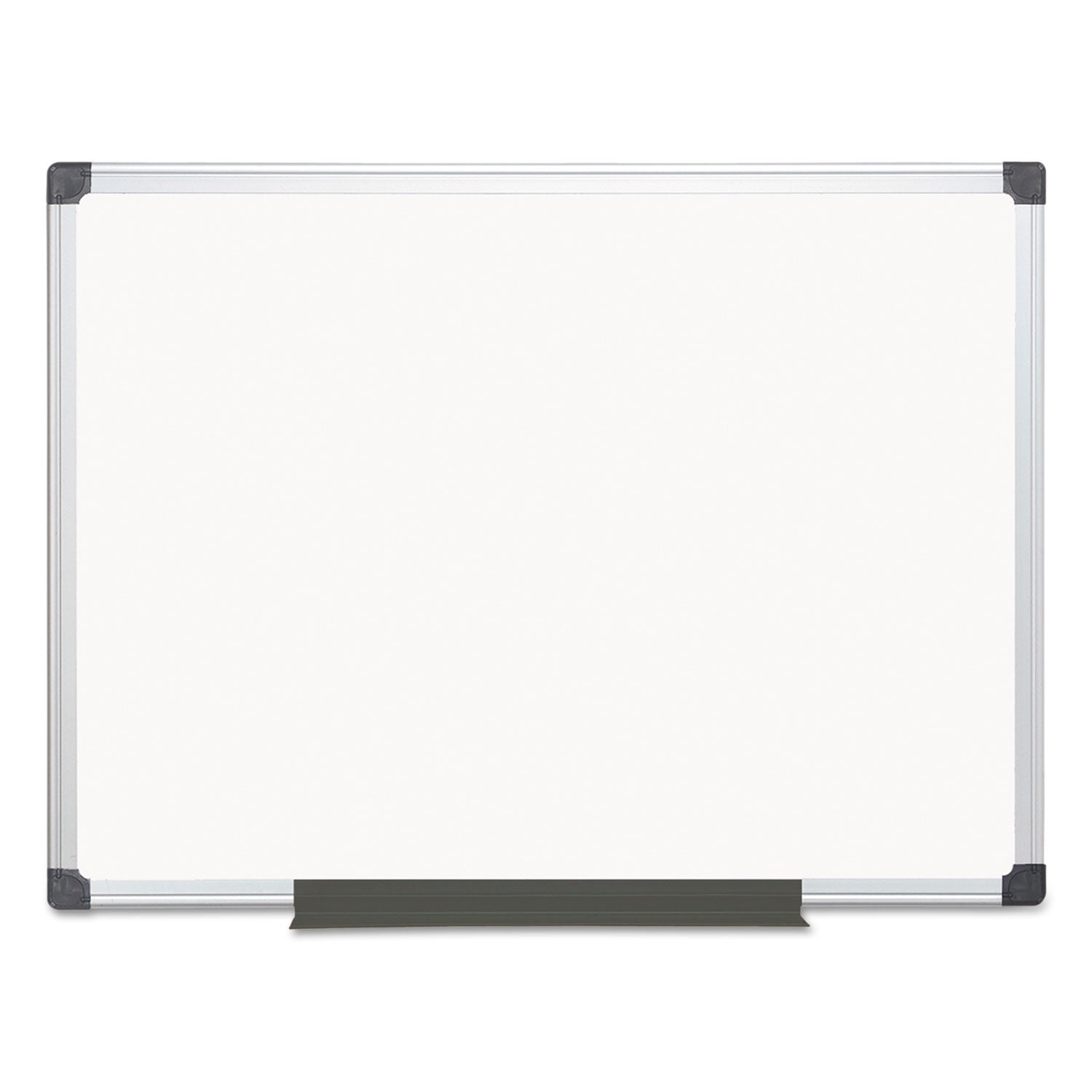 Value Melamine Dry Erase Board, 36 x 48, White Surface, Silver Aluminum Frame - 