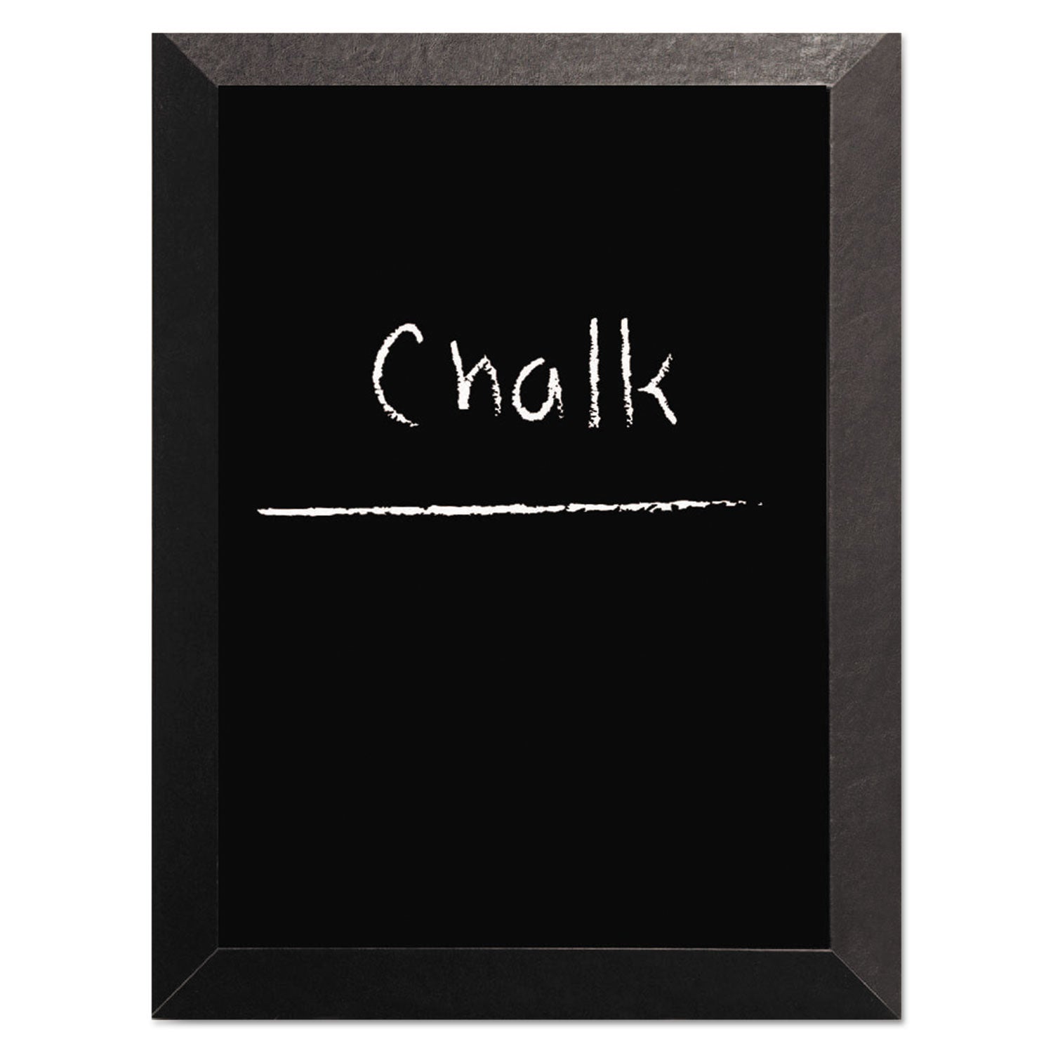 Kamashi Chalk Board, 48 x 36, Black Surface, Black Wood Frame - 