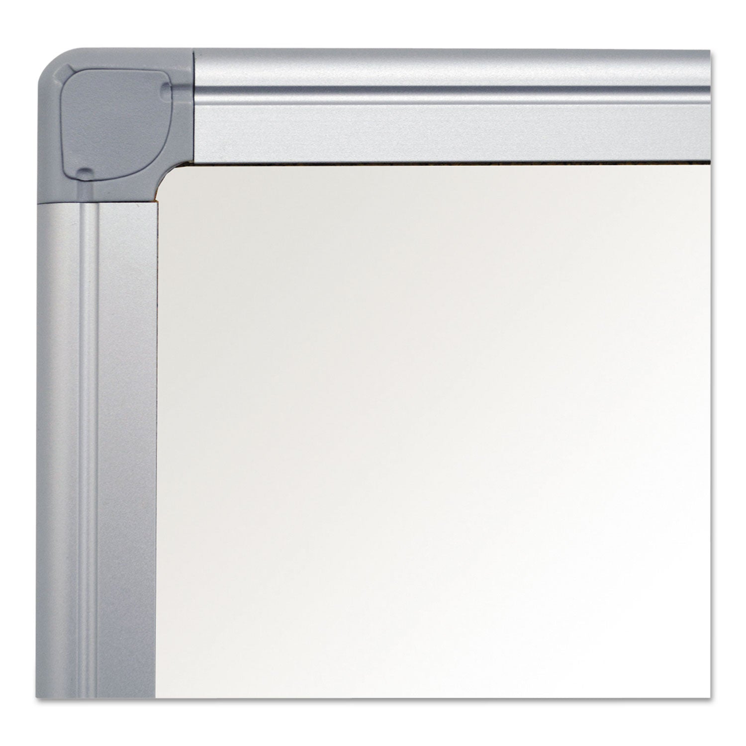 Earth Silver Easy-Clean Dry Erase Board, Reversible, 36 x 24, White Surface, Silver Aluminum Frame - 