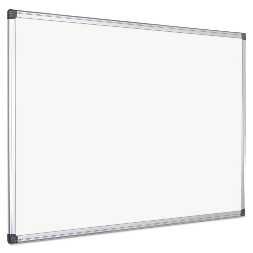 Value Lacquered Steel Magnetic Dry Erase Board, 72 x 48, White Surface, Silver Aluminum Frame - 