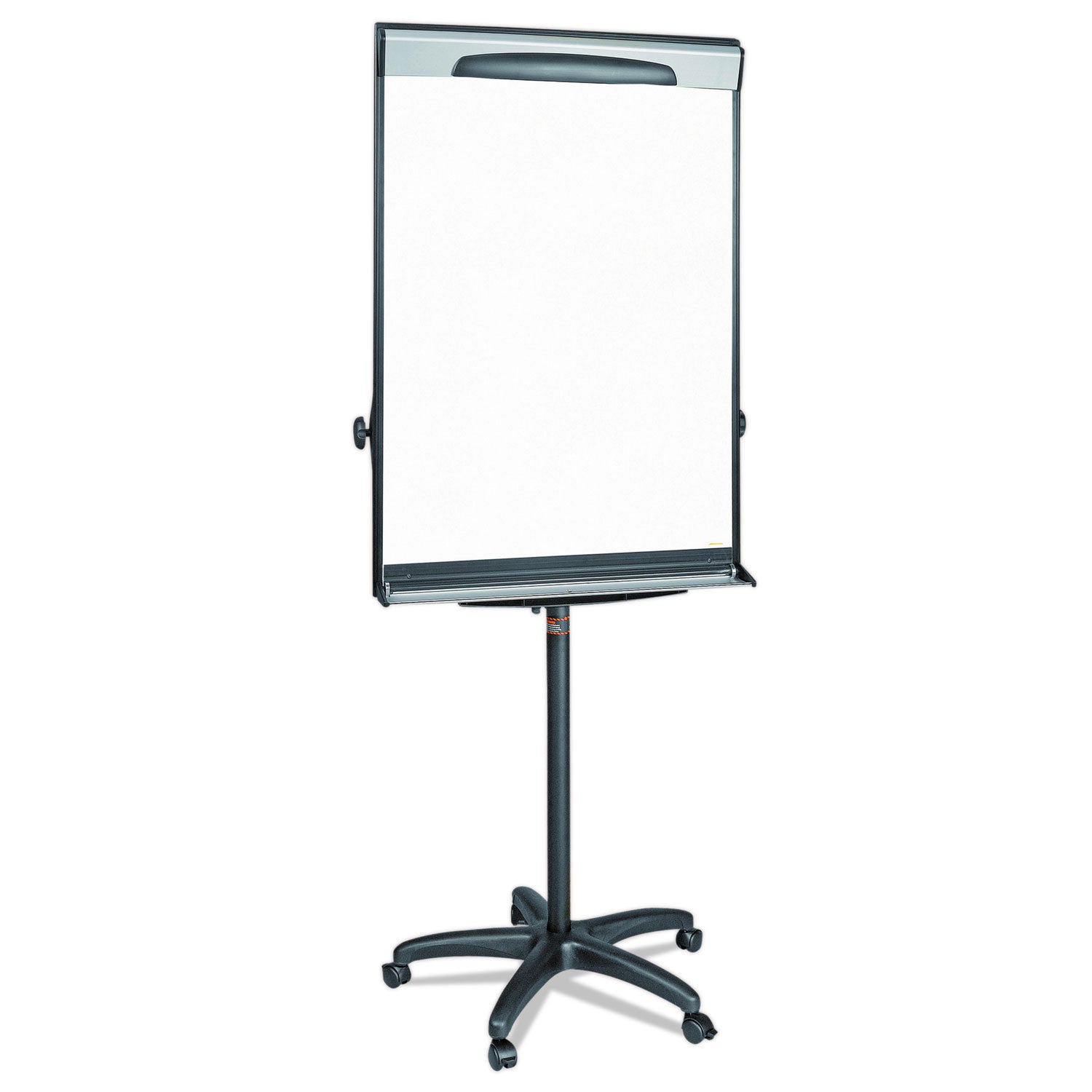 Tripod Extension Bar Magnetic Dry-Erase Easel, 69" to 78" High, Black/Silver - 