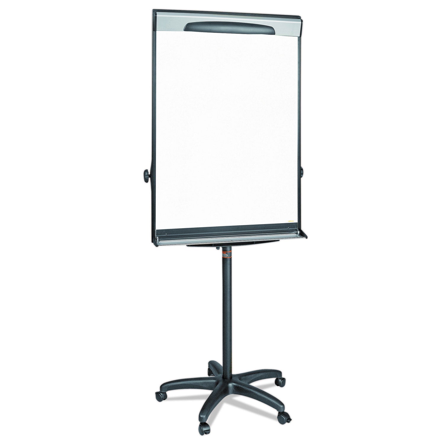 Tripod Extension Bar Magnetic Dry-Erase Easel, 69" to 78" High, Black/Silver
