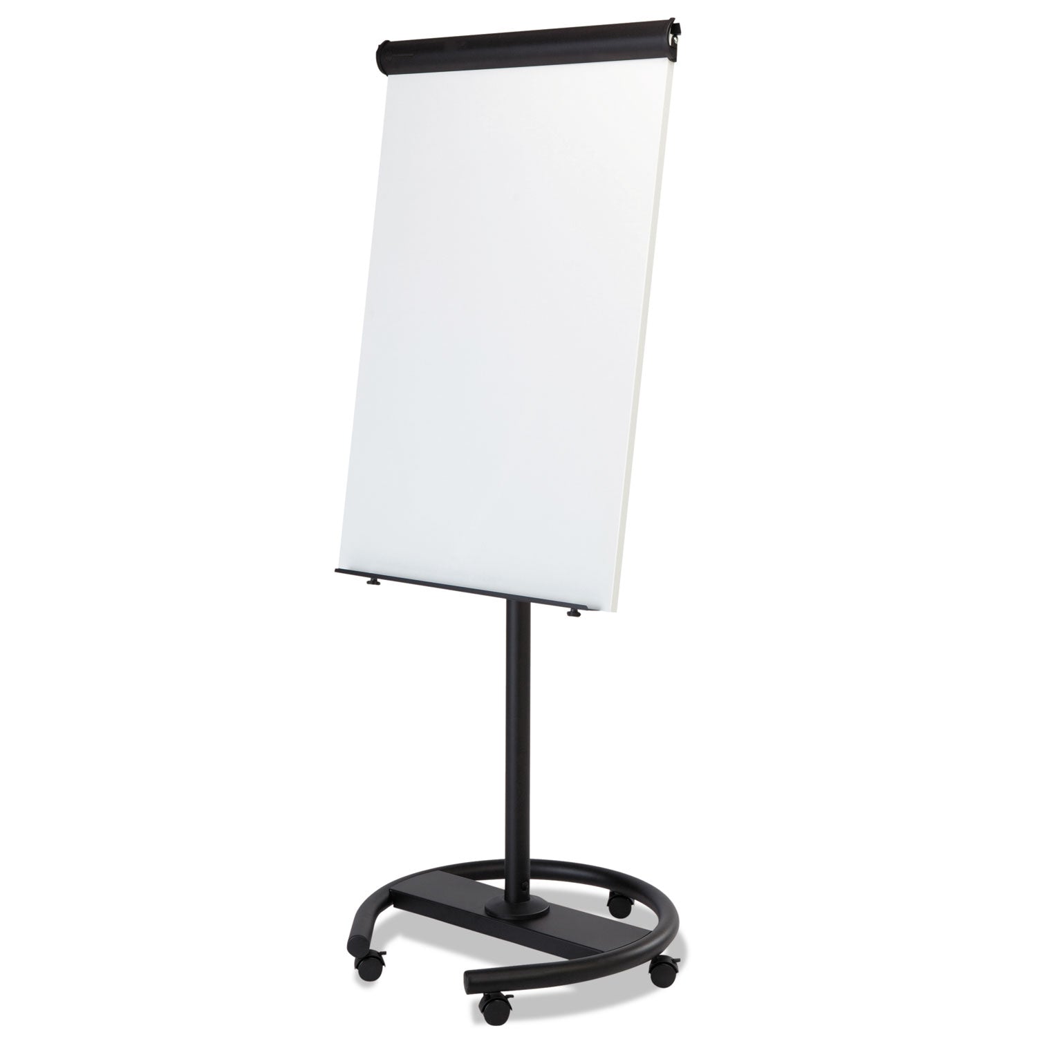 360 Multi-Use Mobile Magnetic Dry Erase Easel, 27 x 41, White Surface, Black Steel Frame - 