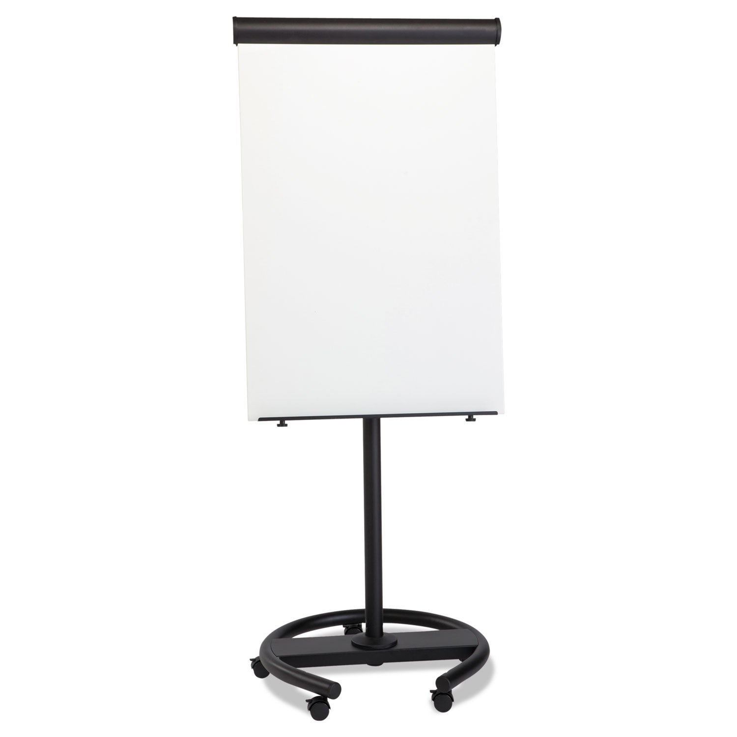 360 Multi-Use Mobile Magnetic Dry Erase Easel, 27 x 41, White Surface, Black Steel Frame - 