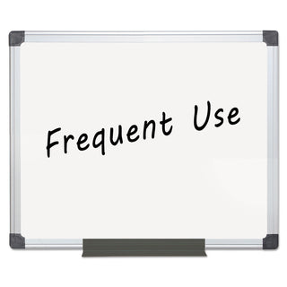 Value Lacquered Steel Magnetic Dry Erase Board, 24 x 36, White Surface, Silver Aluminum Frame - 