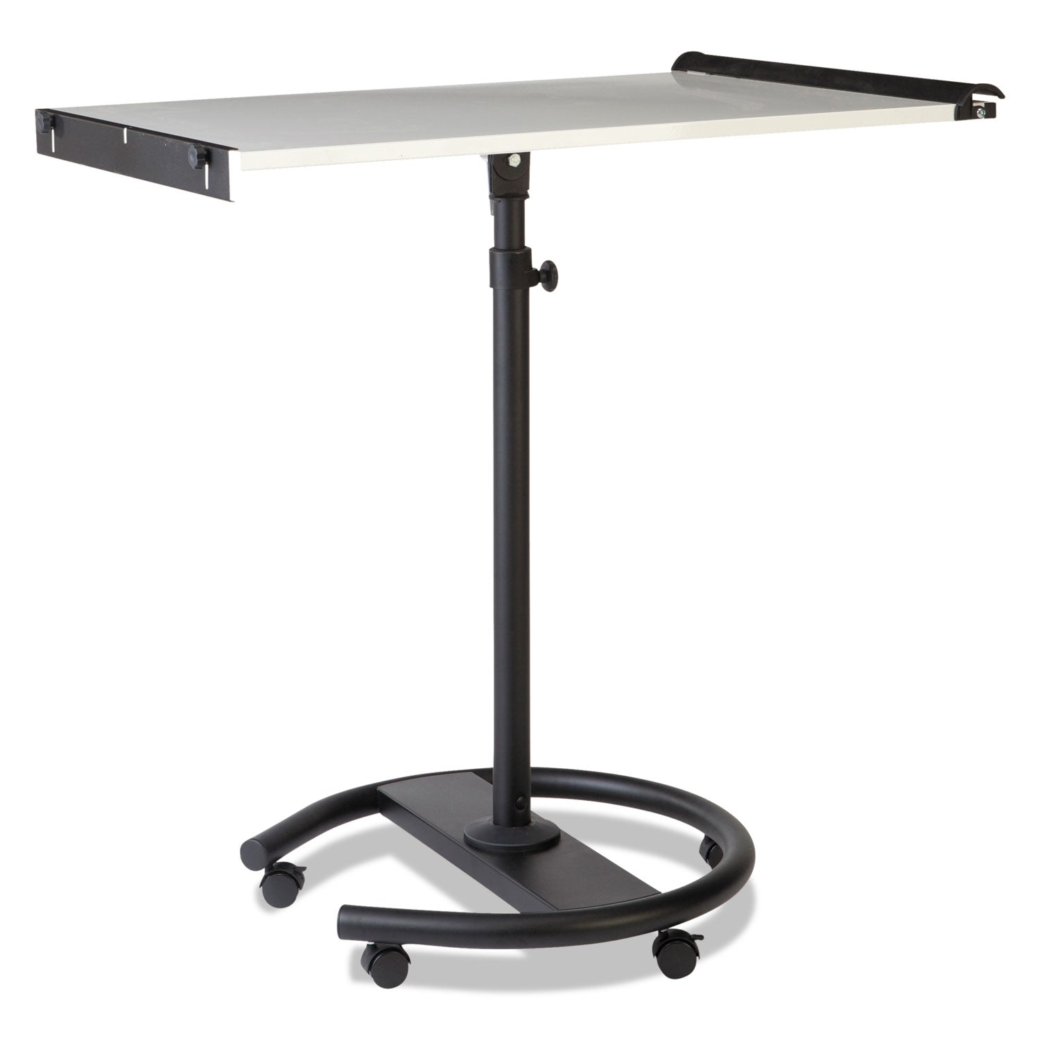 360 Multi-Use Mobile Magnetic Dry Erase Easel, 27 x 41, White Surface, Black Steel Frame