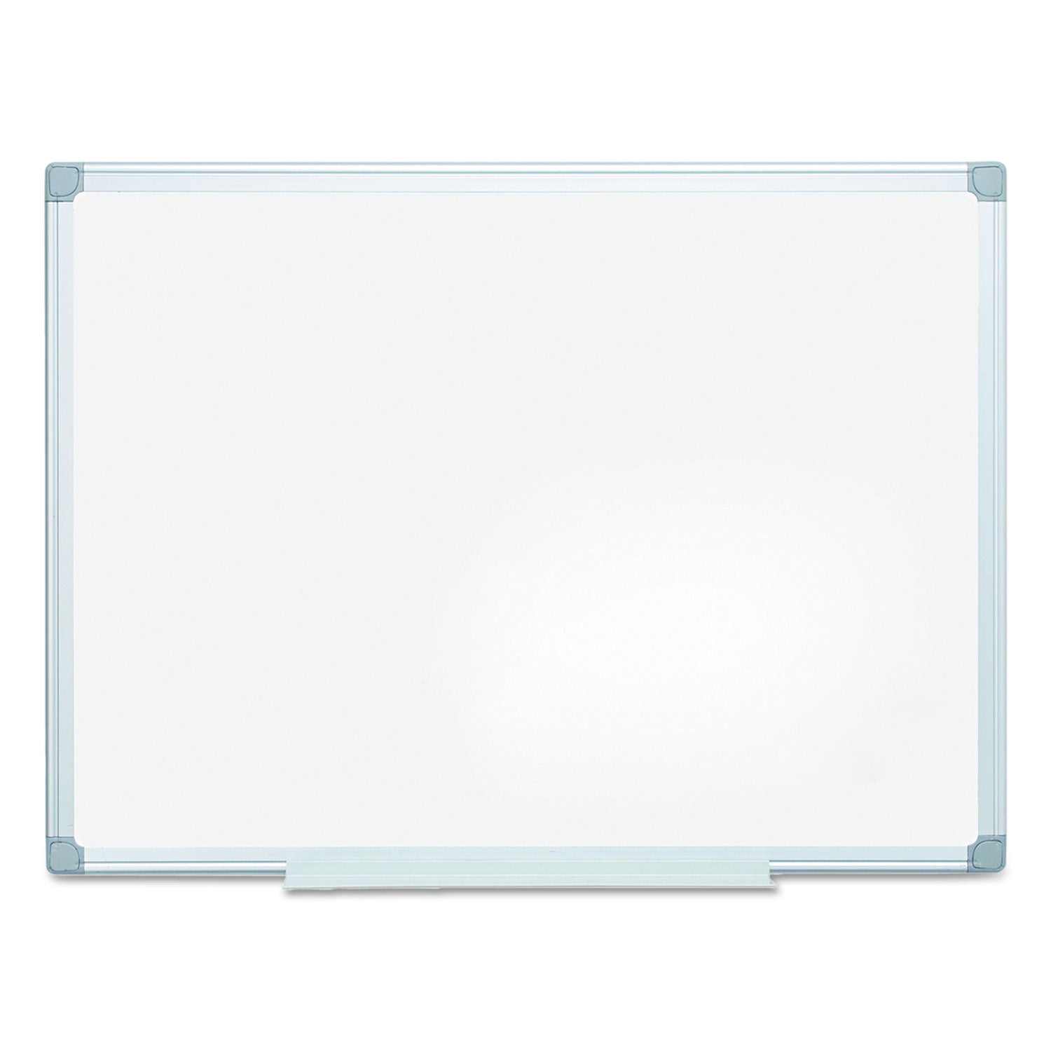 Earth Silver Easy-Clean Dry Erase Board, Reversible, 48 x 36, White Surface, Silver Aluminum Frame - 