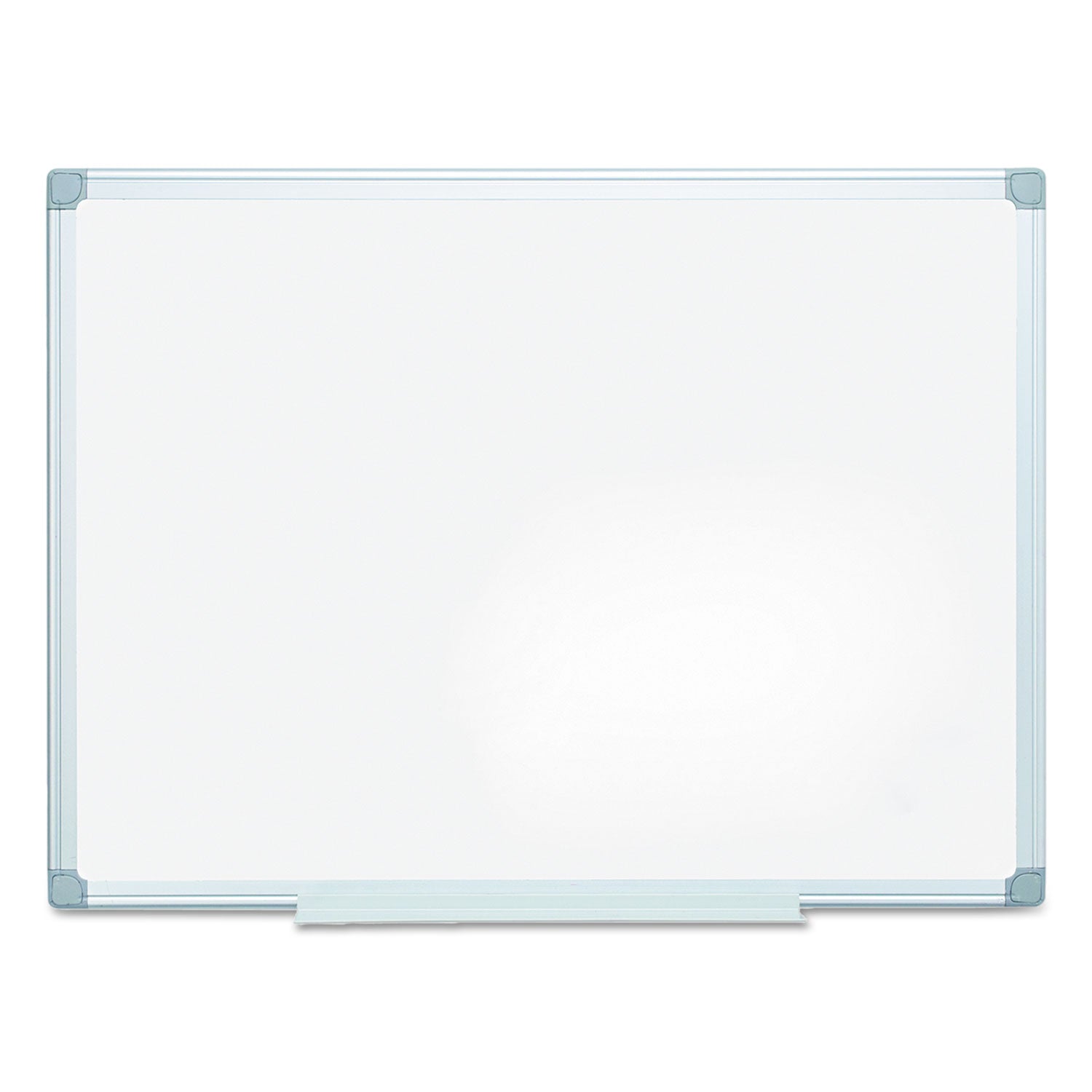Earth Silver Easy-Clean Dry Erase Board, Reversible, 48 x 36, White Surface, Silver Aluminum Frame - 