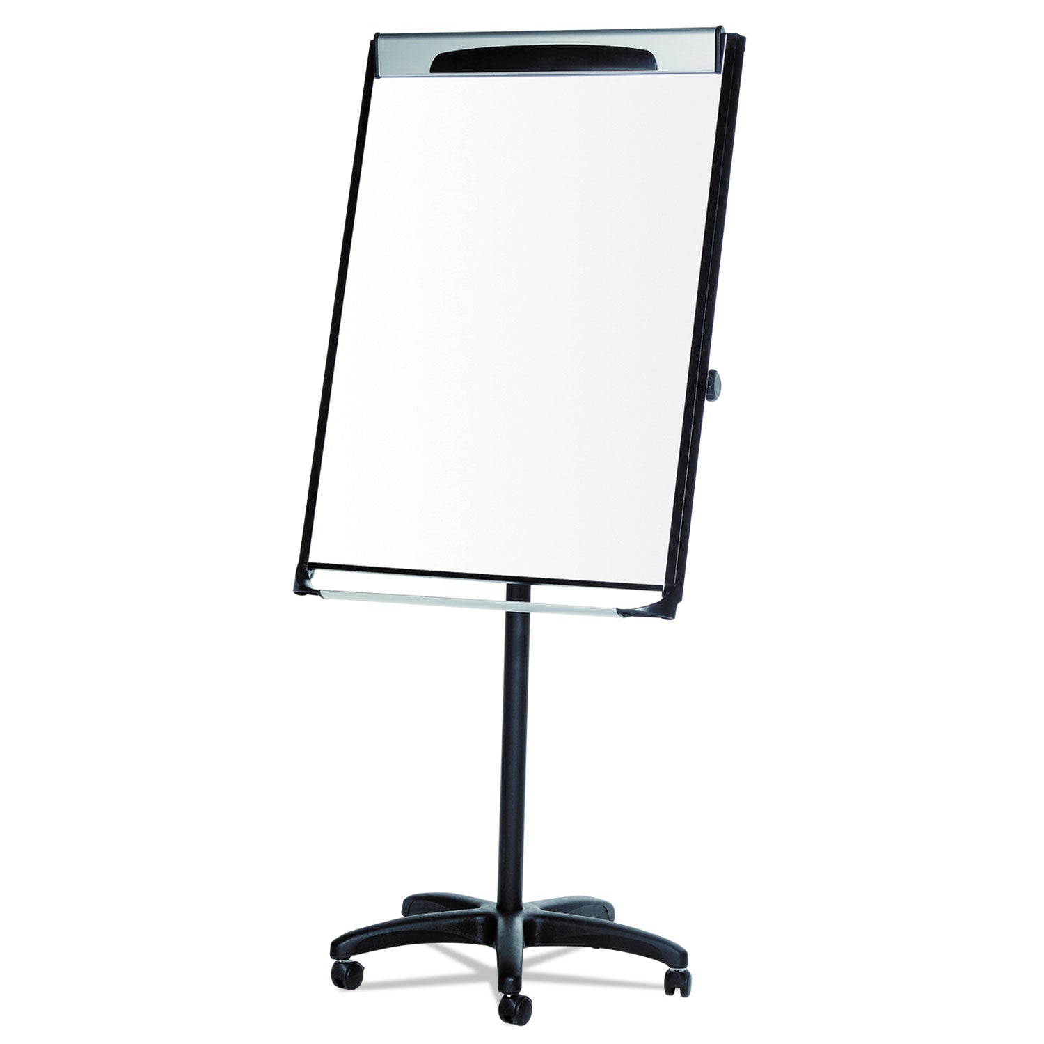 Platinum Mobile Easel, 29 x 41, White Surface, Black Plastic Frame - 