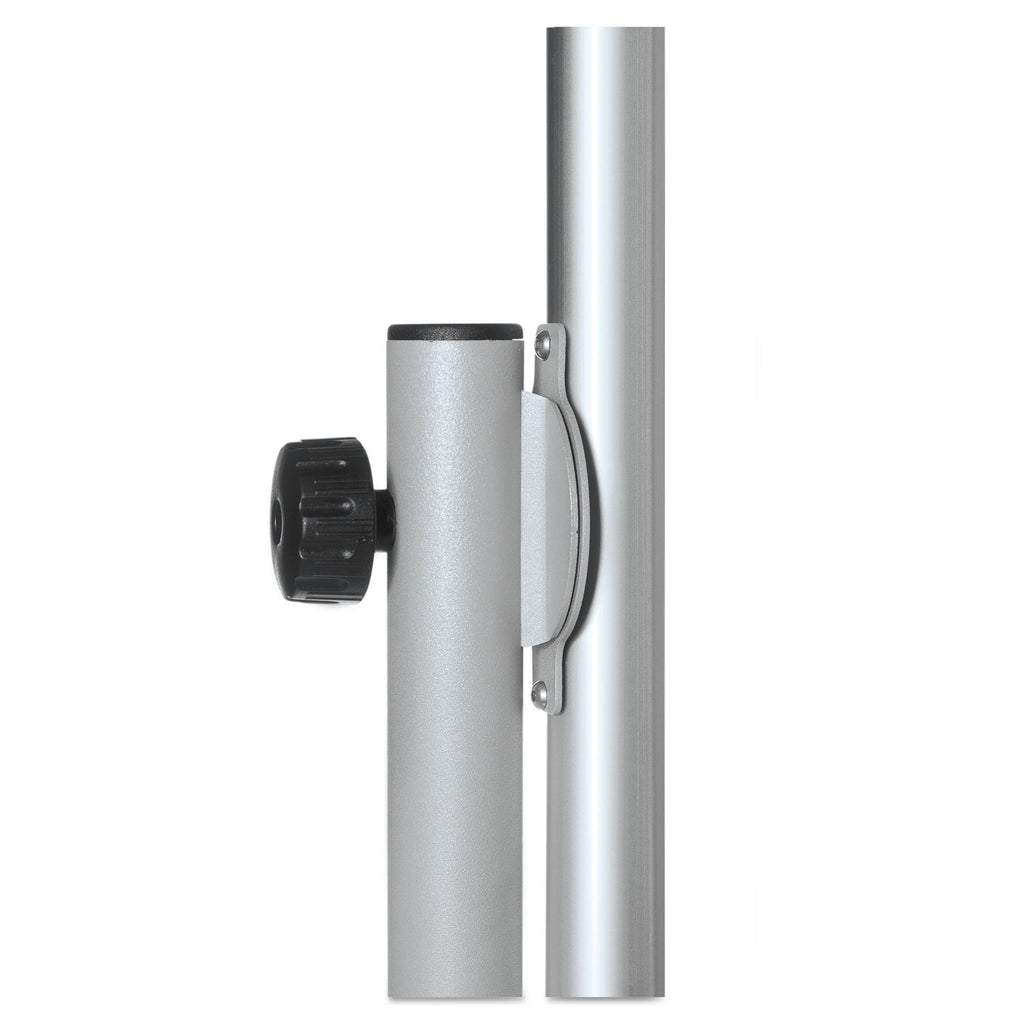 Revolver Easel, 35.4 x 47.2, 80" Tall Easel, Vertical Orientation, White Surface, Silver Aluminum Frame