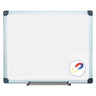 Value Lacquered Steel Magnetic Dry Erase Board, 24 x 36, White Surface, Silver Aluminum Frame