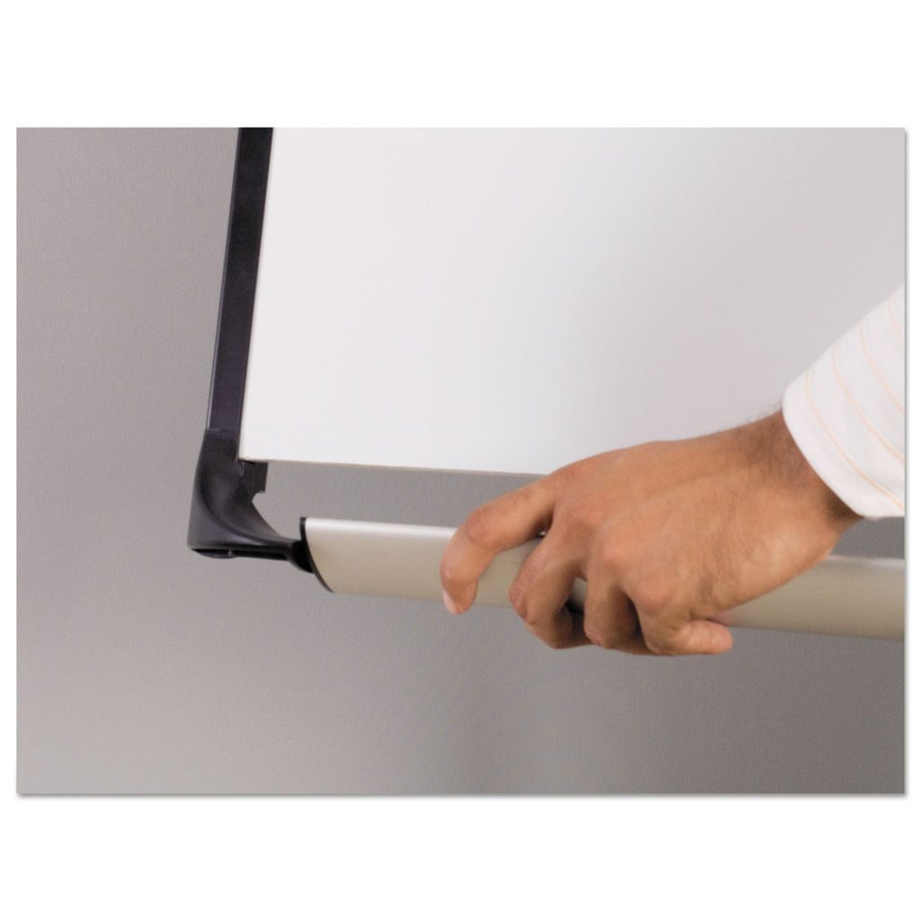 Platinum Mobile Easel, 29 x 41, White Surface, Black Plastic Frame