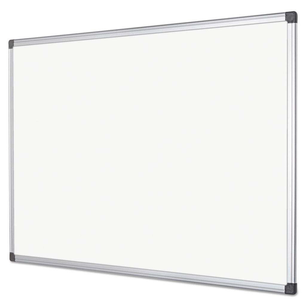 Value Lacquered Steel Magnetic Dry Erase Board, 72 x 48, White Surface, Silver Aluminum Frame - 