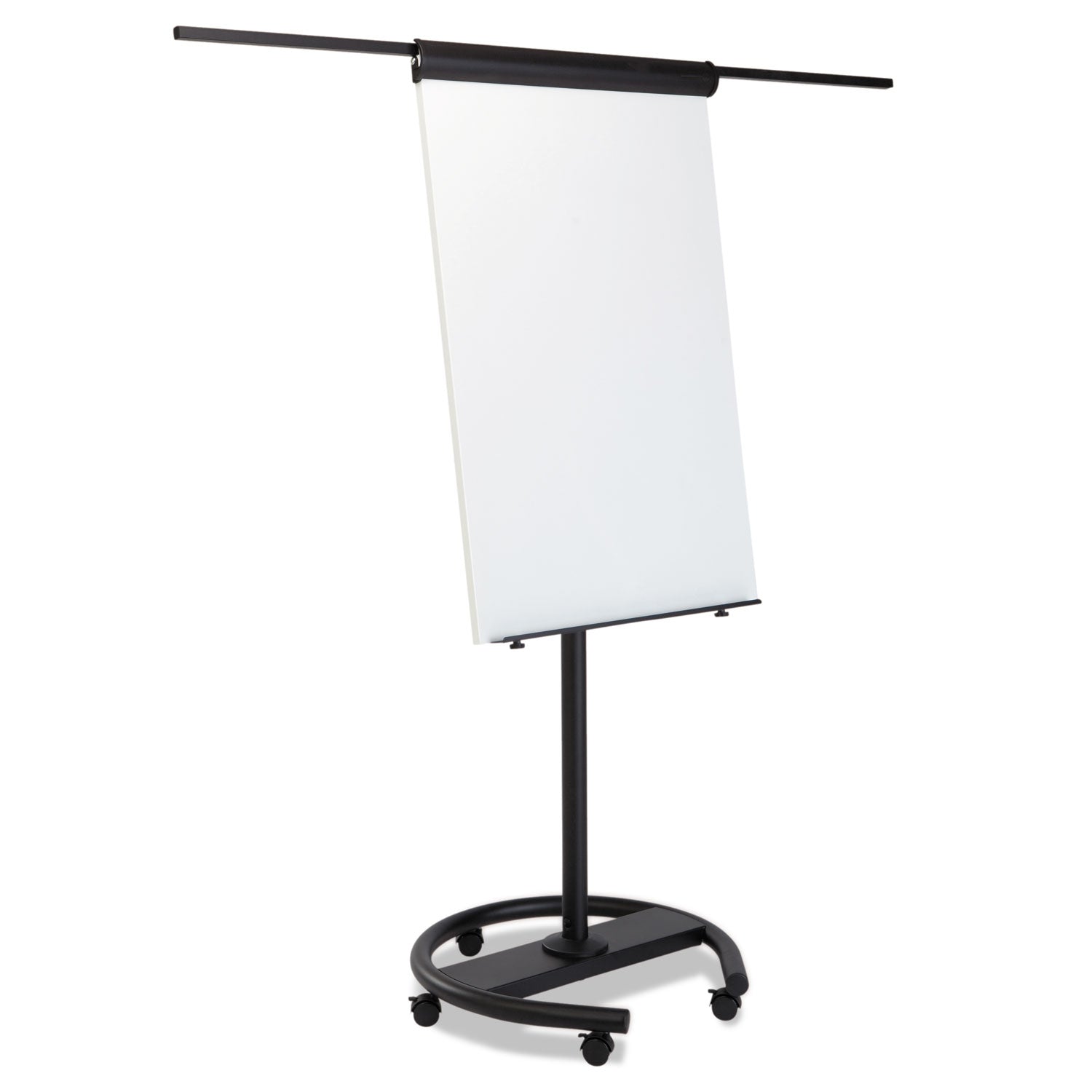 360 Multi-Use Mobile Magnetic Dry Erase Easel, 27 x 41, White Surface, Black Steel Frame - 