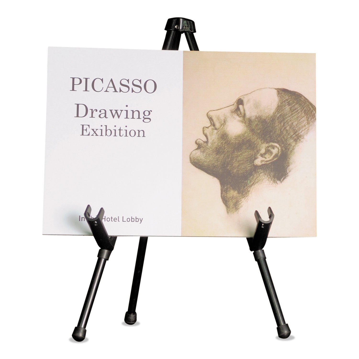 Instant Table-Top Easel, 14.25" High, Black - 