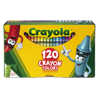 Crayola 120 Crayons - Assorted - 120 / Box