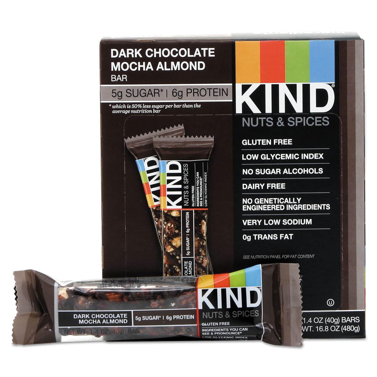 nuts-and-spices-bar-dark-chocolate-mocha-almond-14-oz-bar-12-box_knd18554 - 1