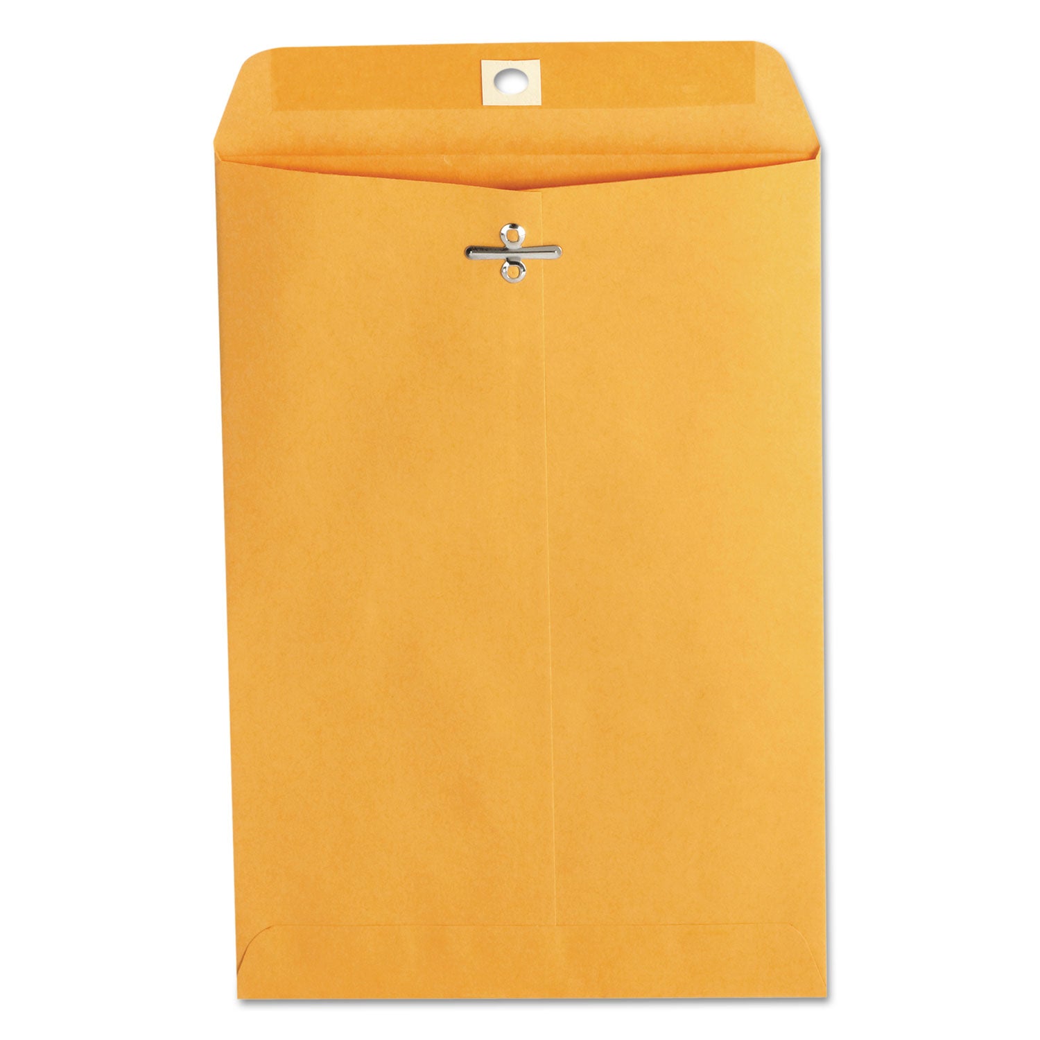 Kraft Clasp Envelope, #63, Square Flap, Clasp/Gummed Closure, 6.5 x 9.5, Brown Kraft, 100/Box - 