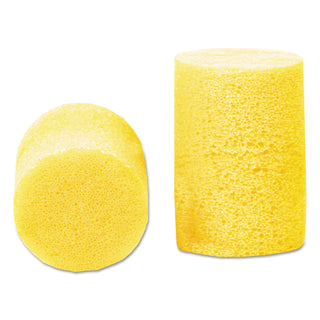 E-A-R Classic Earplugs, Pillow Paks, Cordless, PVC Foam, Yellow, 200 Pairs/Box