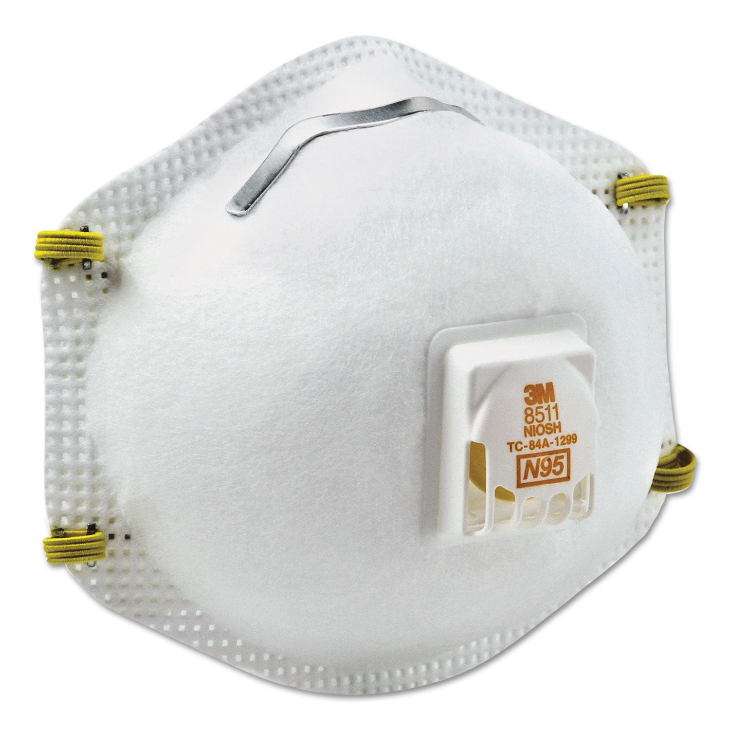 Particulate Respirator w/Cool Flow Exhalation Valve, Standard Size, 10/Box - 3