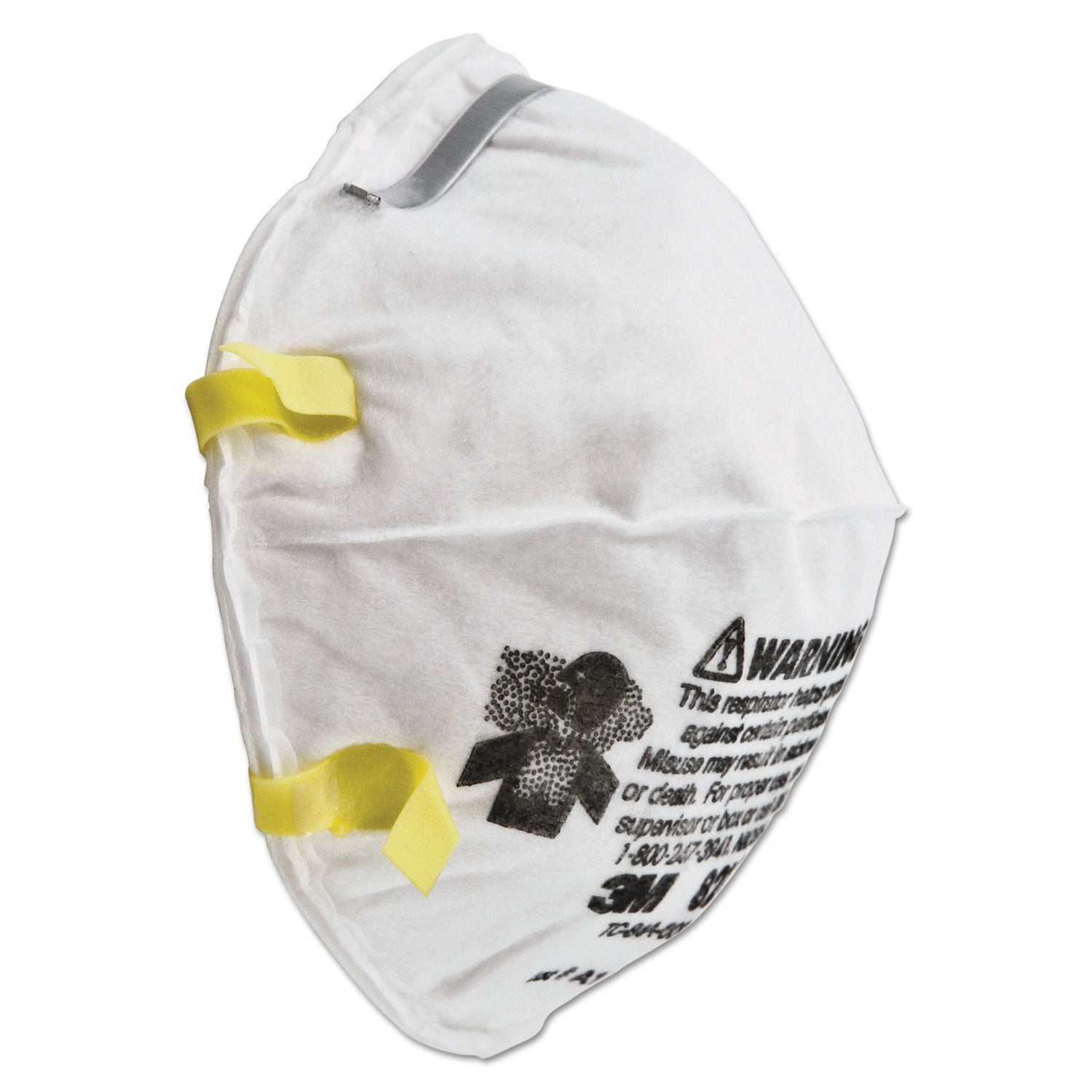3M 8210 Safety Respirator, Sold as 1 Box, 20 Each per Box