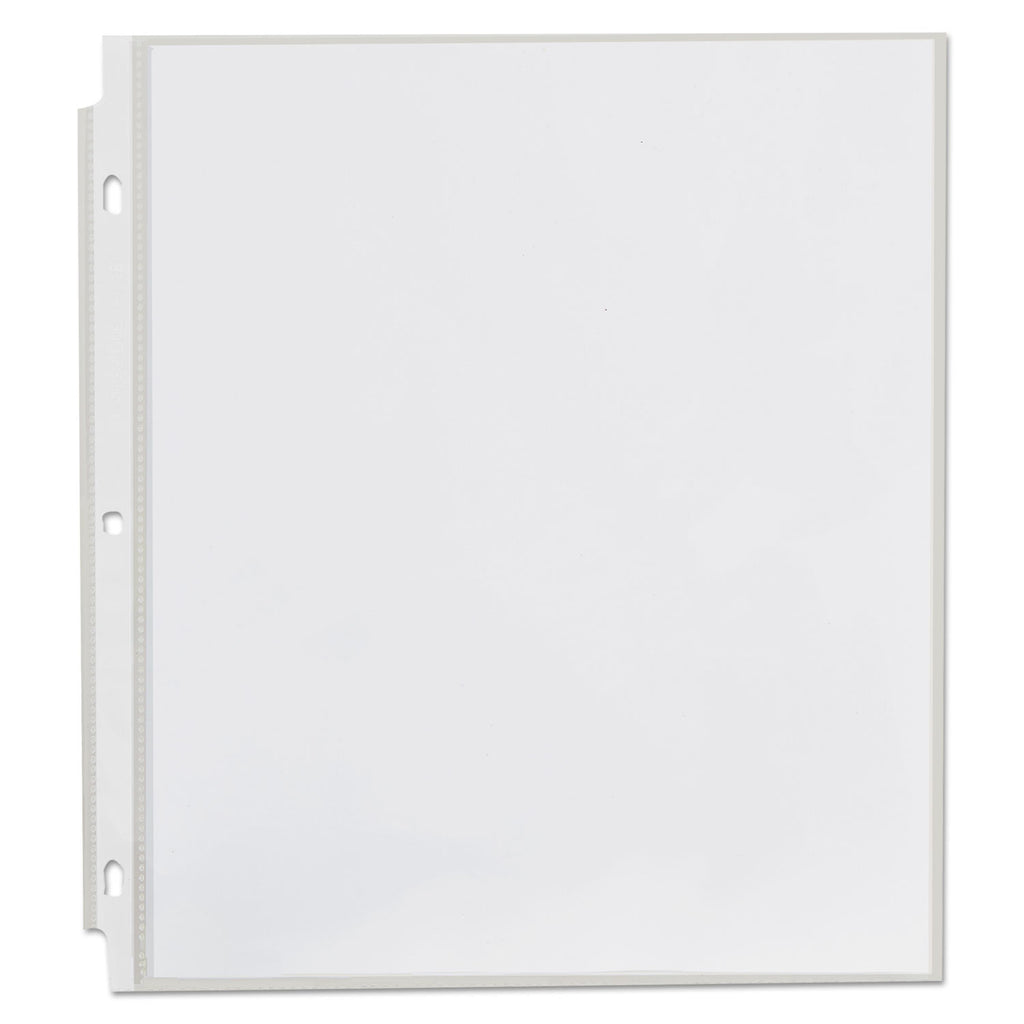 Standard Sheet Protector, Standard, 8.5 x 11, Clear, Non-Glare, 100/Box