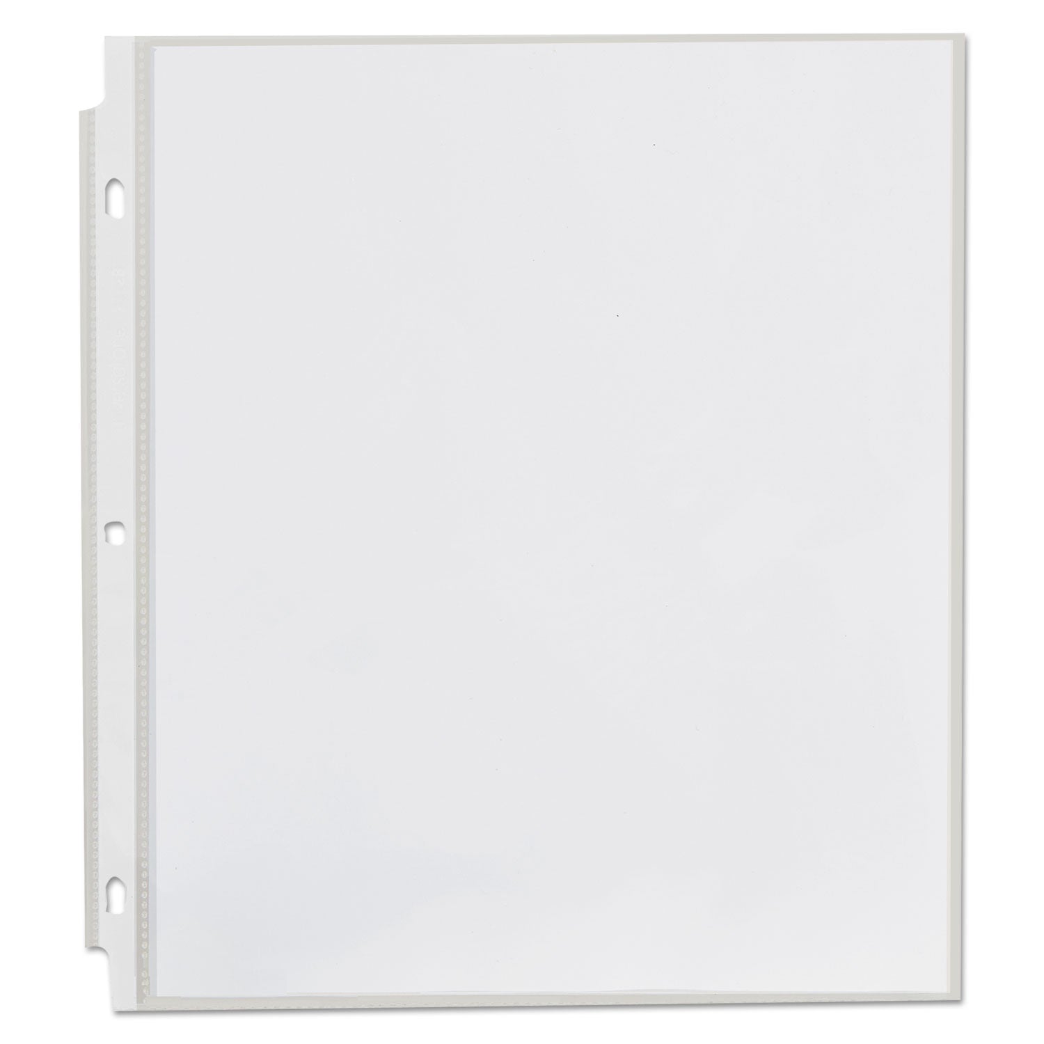Standard Sheet Protector, Standard, 8.5 x 11, Clear, Non-Glare, 100/Box