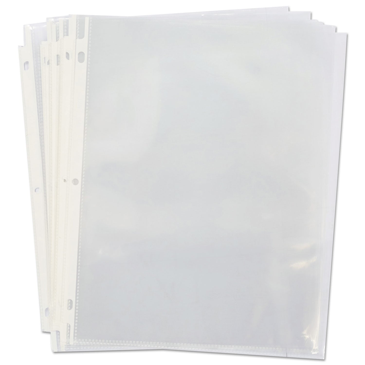 Top-Load Poly Sheet Protectors, Economy, Letter, 100/Box - 