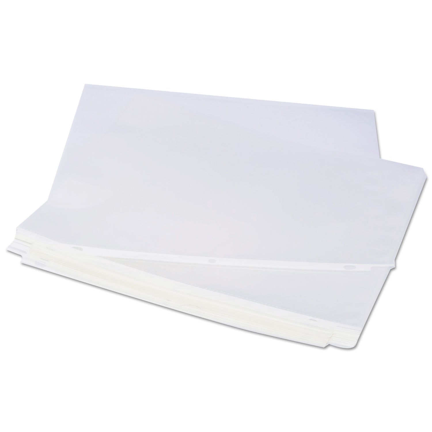 Top-Load Poly Sheet Protectors, Standard, Letter, Clear, 100/Box - 