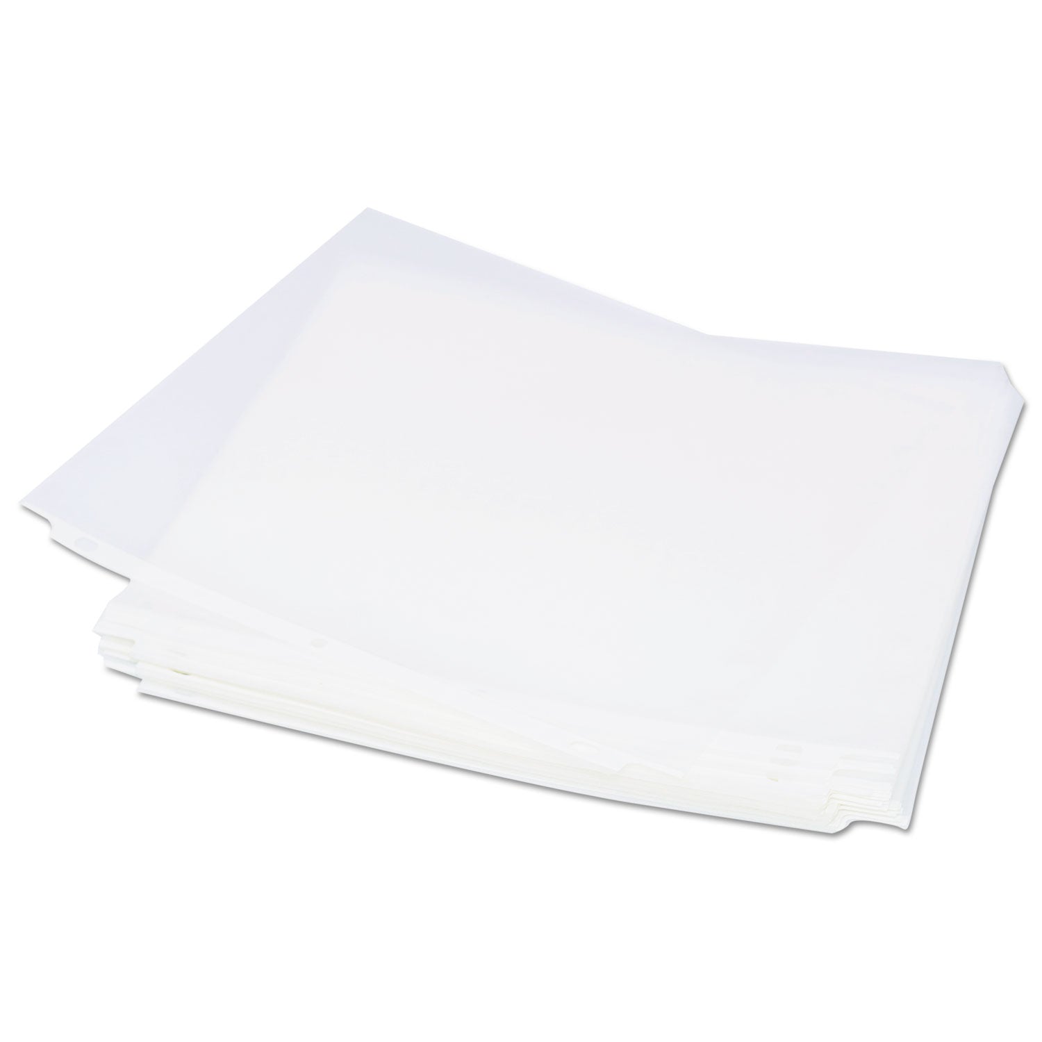 Top-Load Poly Sheet Protectors, Heavy Gauge, Nonglare, Clear 50/Pack - 