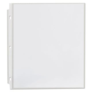 Top-Load Poly Sheet Protectors, Standard, Letter, Clear, 100/Box - 