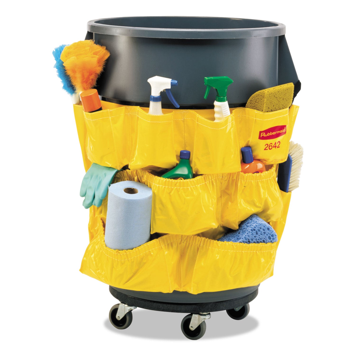 Brute Caddy Bag, 12 Compartments, Yellow - 