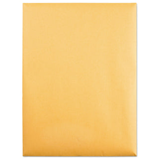 Park Ridge Kraft Clasp Envelope, #90, Square Flap, Clasp/Gummed Closure, 9 x 12, Brown Kraft, 100/Box - 