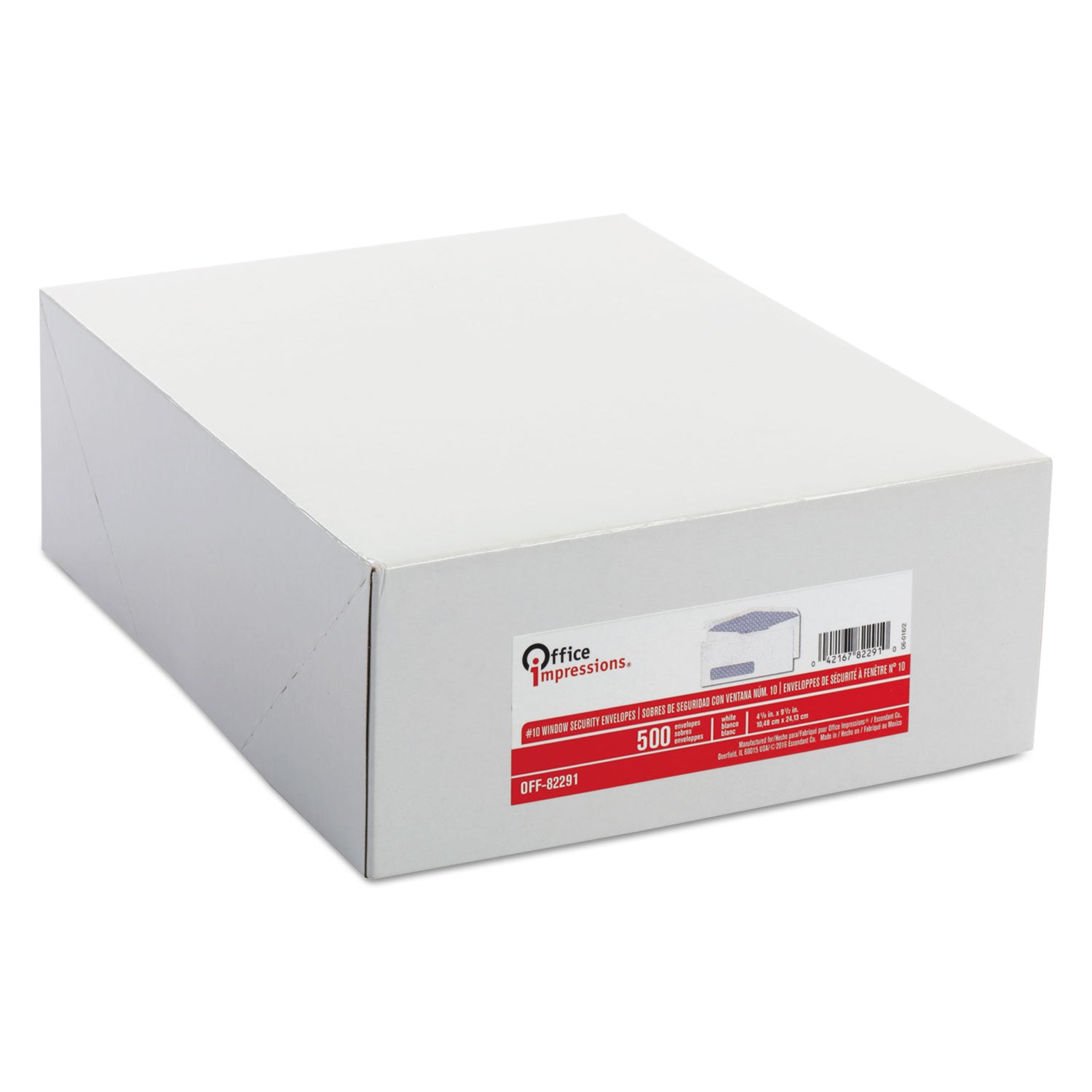 #10-trade-size-security-tint-envelope-commercial-flap-gummed-closure-413-x-95-white-500-box_off82291 - 2