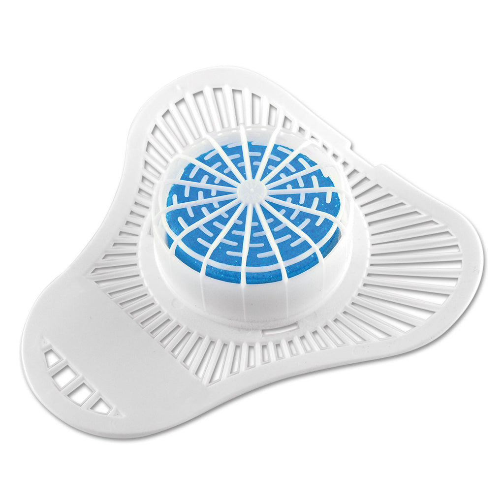 urinal-screen-with-non-para-deodorizer-block-cherry-scent-white-blue-12-carton_odo95896212 - 1